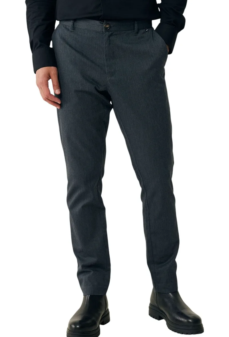 Παντελόνι Υφασμάτινο Mexx Tapered Pantalon MF006900843M-NAVY Ανδρικό