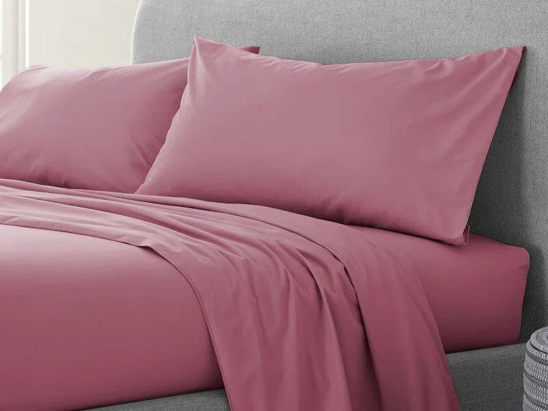 Σετ Μαξιλαροθήκες Σάπιο Μήλο 100% Cotton Reactive Γαρύφαλλο 2 Τεμαχίων 50x70