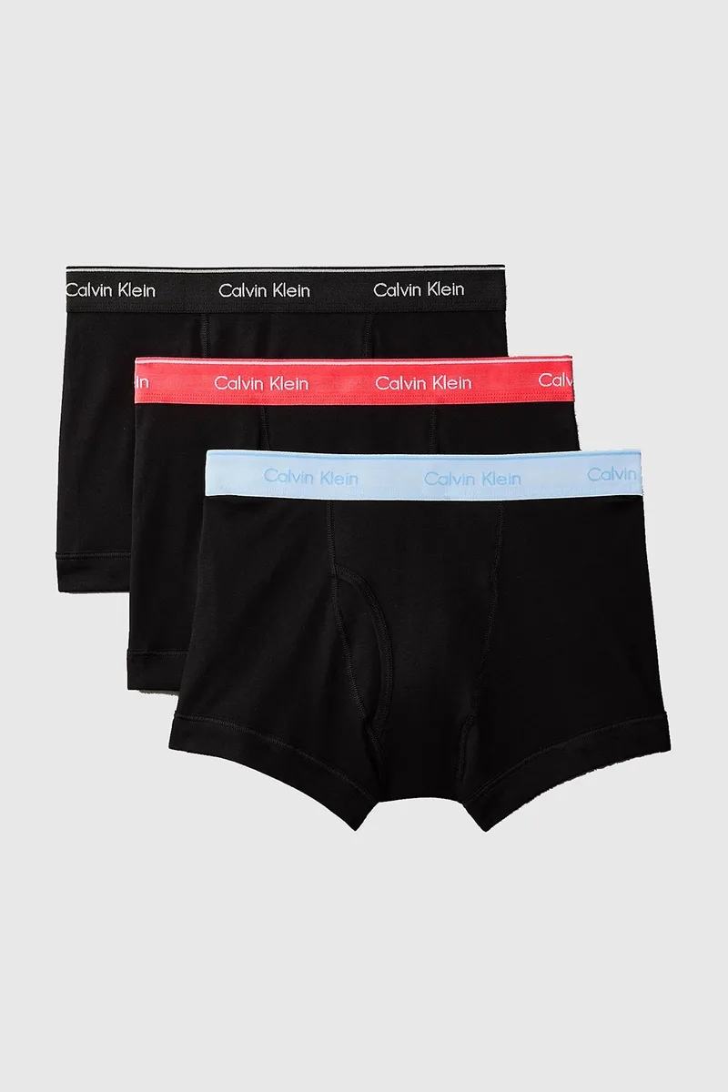 Calvin Klein ανδρικά βαμβακερά μποξεράκια-100% Cotton (Συσκ. 3τμχ.)-000NB4002A-3RX