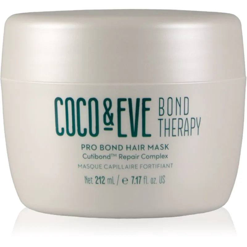 Coco & Eve Bond Therapy Pro Bond Mask αποκαταστατική και ενισχυτική μάσκα για κατεστραμμένα, χημικά επεξεργασμένα μαλλιά 212 ml