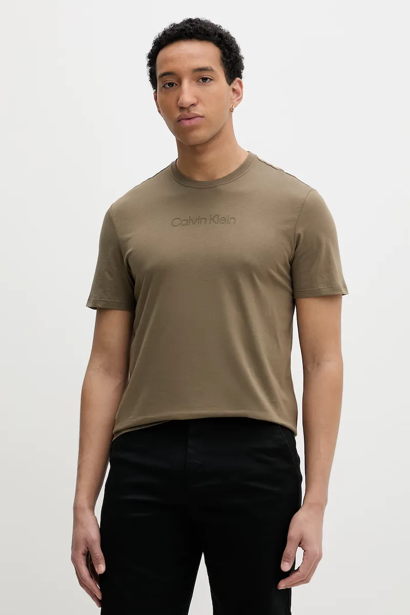 Calvin Klein basic t-shirt ανδρικό βαμβακερό
