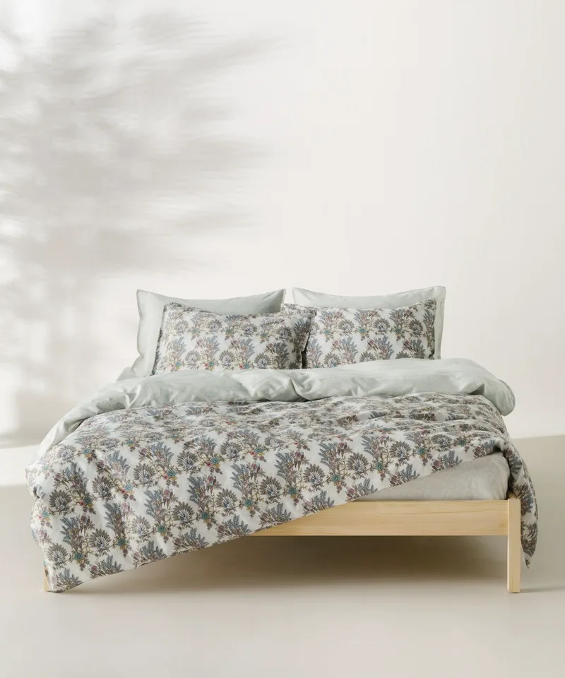 Κουβερλί Υπέρδιπλο Kentia Parrot Green-Blue-Yellow-Pink 230x250
