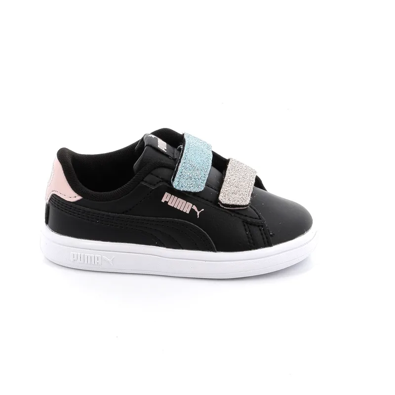 Παιδικό Αθλητικό Παπούτσι για Κορίτσι Puma Glitter Velcro V Inf Χρώματος Μαύρο 395610-04