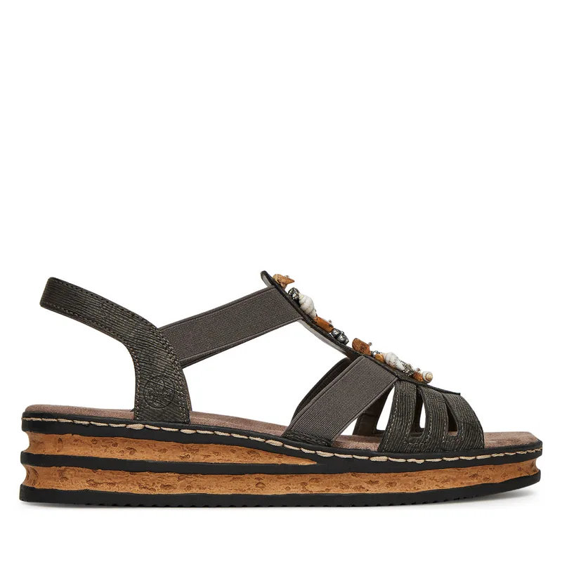 Σανδάλια Rieker 62949-45 Γκρι