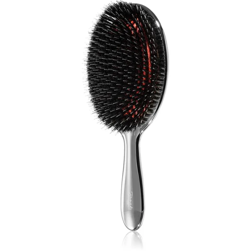 Janeke Chromium Line Air-Cushioned Brush οβάλ βούρτσα για τα μαλλιά 23 x 9,5 x 4,5 cm 1 τμχ