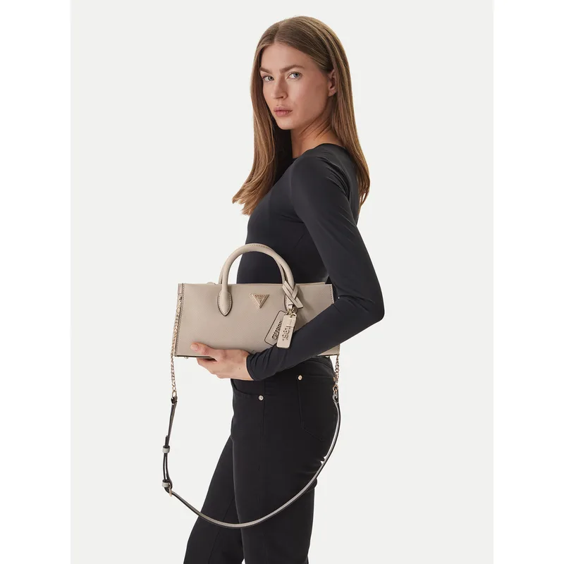 Τσάντα Guess Noelle II HWZG96 72040 Μπεζ