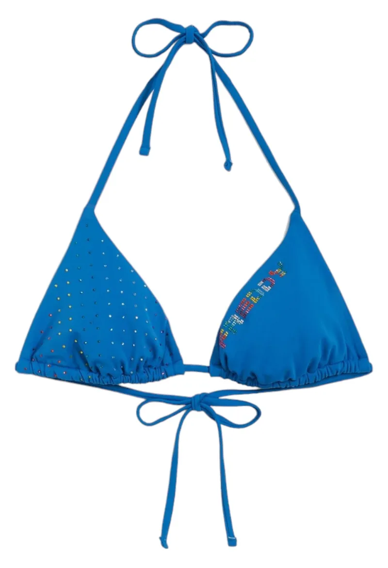 Μαγιό Σουτιέν Freddy Triangle Strass FRY1WTP02-BLUE Γυναικείο