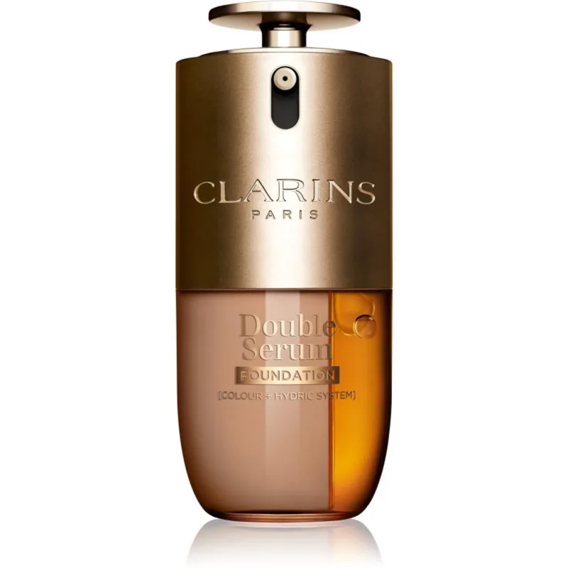 Clarins Double Serum Foundation Αντιγηραντική και λαμπρυντική βάση απόχρωση M2W 30 ml