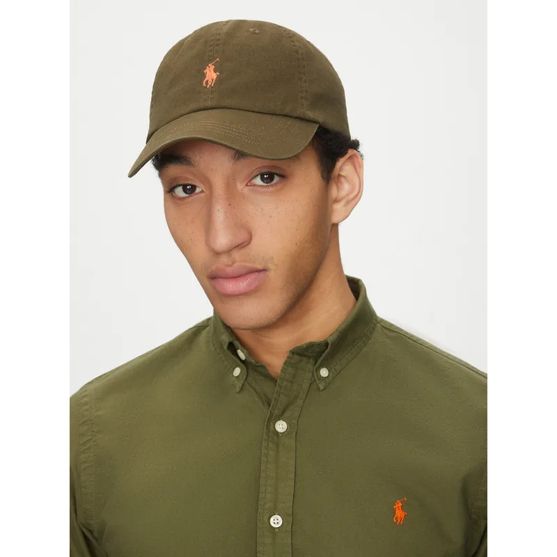 Καπέλο Jockey Polo Ralph Lauren Chino Ball Cap 710667709103 Χακί