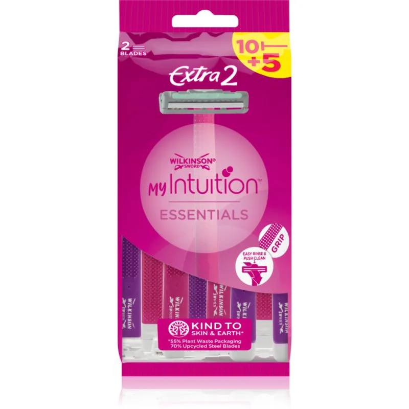Wilkinson Sword My Intuition Extra 2 μιας χρήσεως ξυραφάκια Essentials 15 τμχ