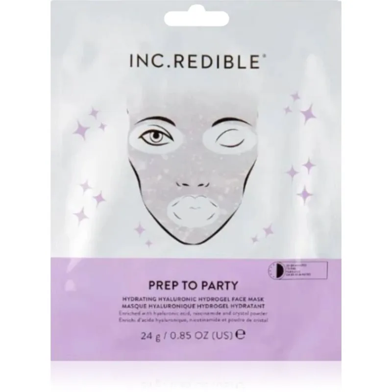 Nails Inc. INC. Redible Prep To Party μάσκα υδρογέλης για το πρόσωπο 24 γρ