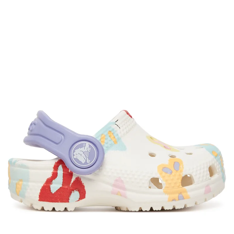 Παντόφλες Crocs Classic Butterfly Graphic Clog T 211263 Λευκό