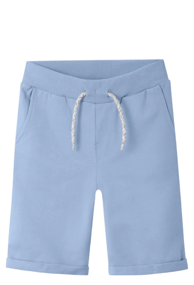 Σορτς Name It Nkmvermo Long Swe Unb F 13201050-Chambray Blue Αγόρι