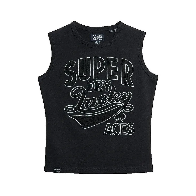 Αμάνικα/T-shirts χωρίς μανίκια Superdry Débardeur Retro slim femme
