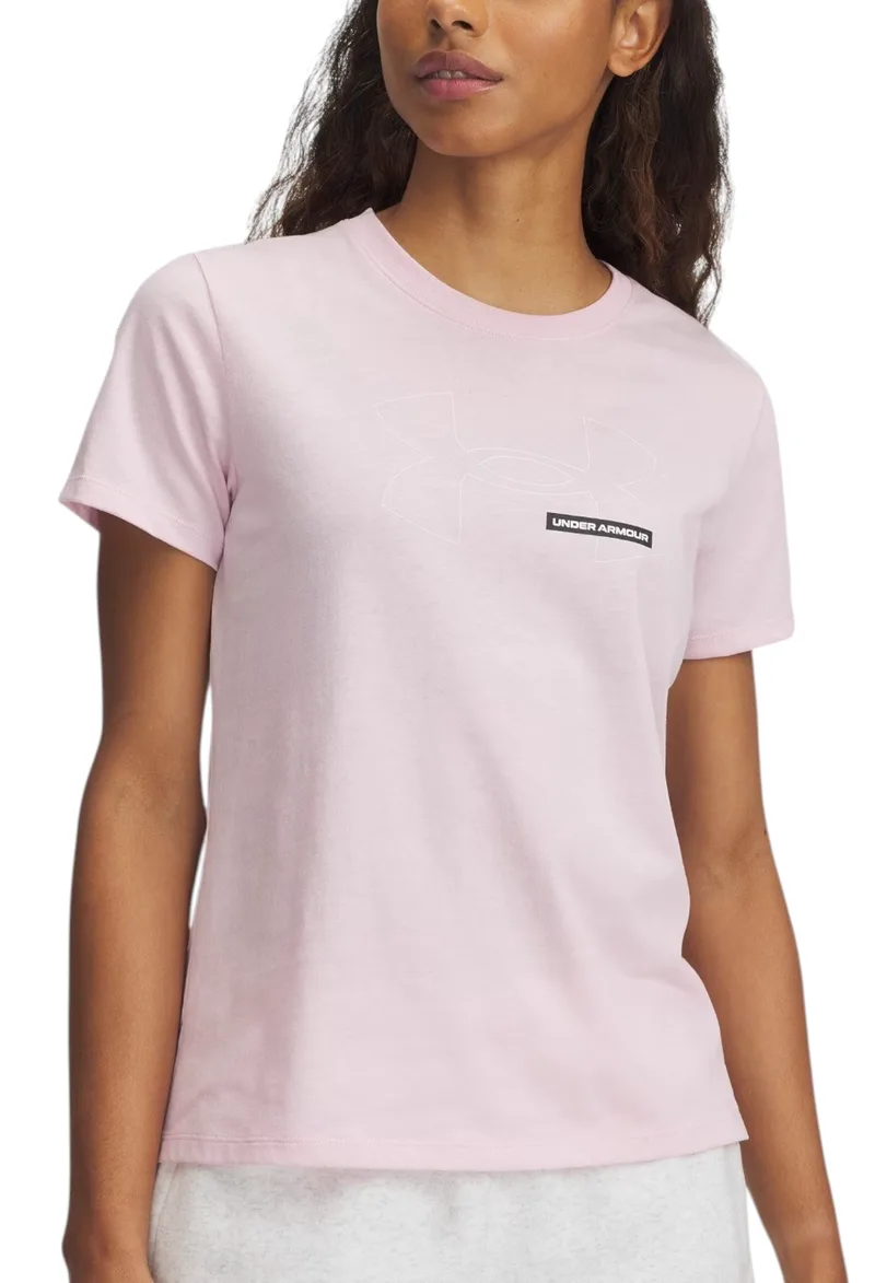 Μπλούζα Κοντομάνικη Under Armour Rival Outline SS 1389719-647 Γυναικείο