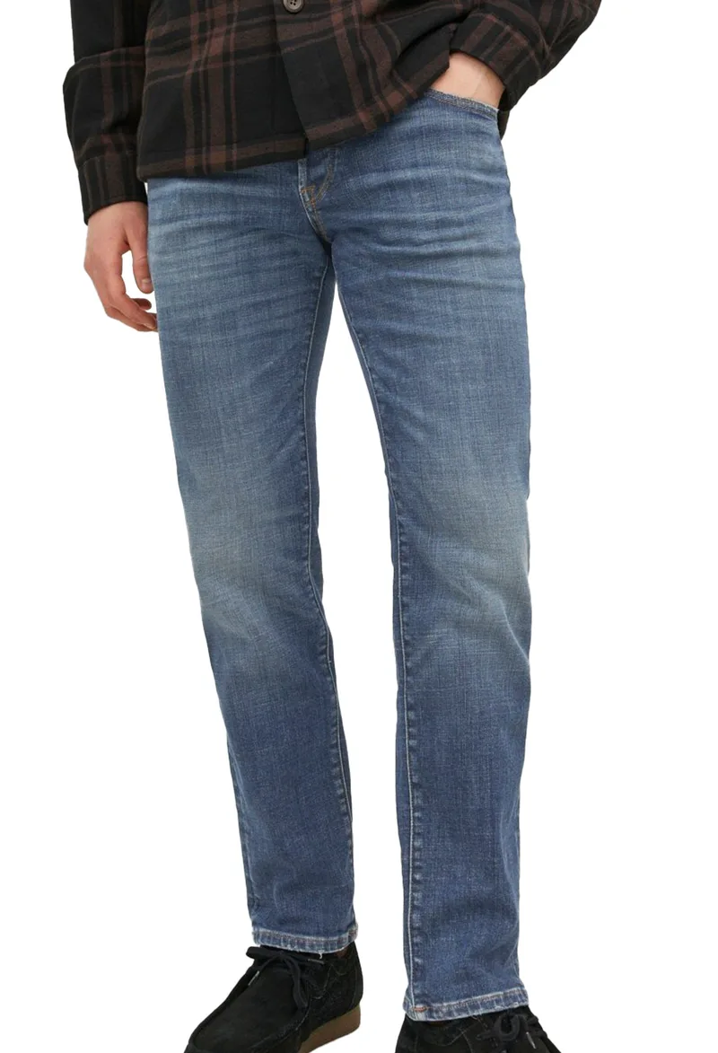 Παντελόνι Jean Jack & Jones Jjitim Jjdavis Jj 974 SN 12241954-Blue Denim Ανδρικό