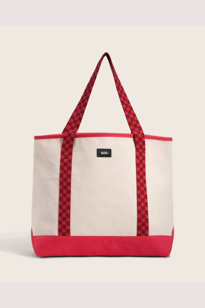 Vans γυναικεία τσάντα tote "Pergs" - VN0A7PQEFO91 Λευκό - Κόκκινο