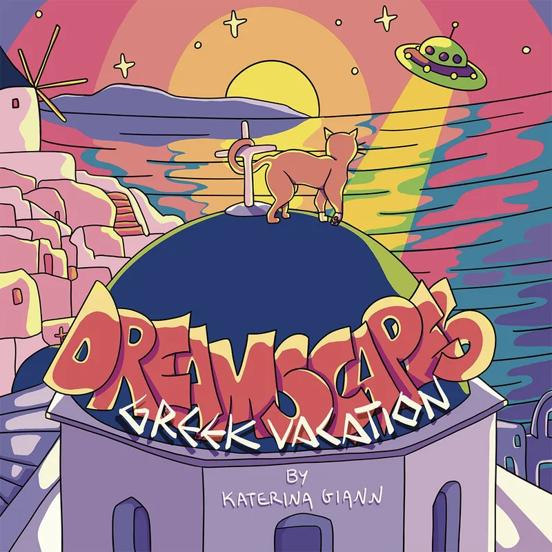 Βιβλίο Ζωγραφικής Dreamscapes Greek Vacation