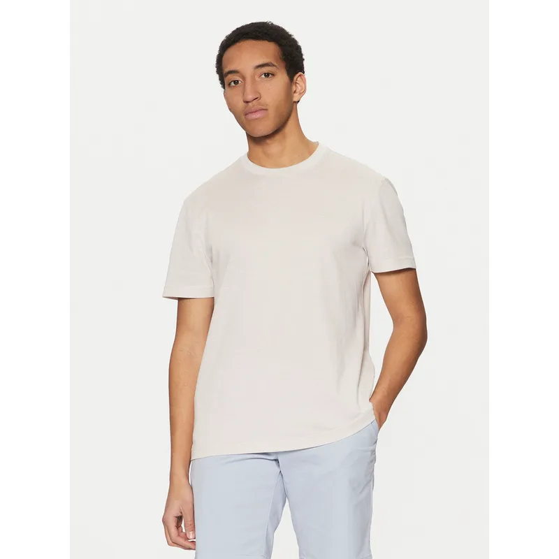 Calvin Klein T-Shirt K10K114166 Μπεζ Regular Fit