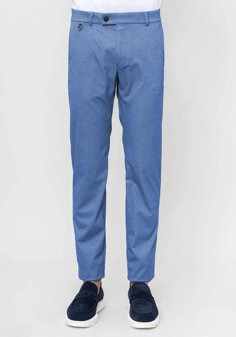 Bugatti Υφασμάτινο Παντελόνι της σειράς Chino - 4096 76840C 340 Light Blue