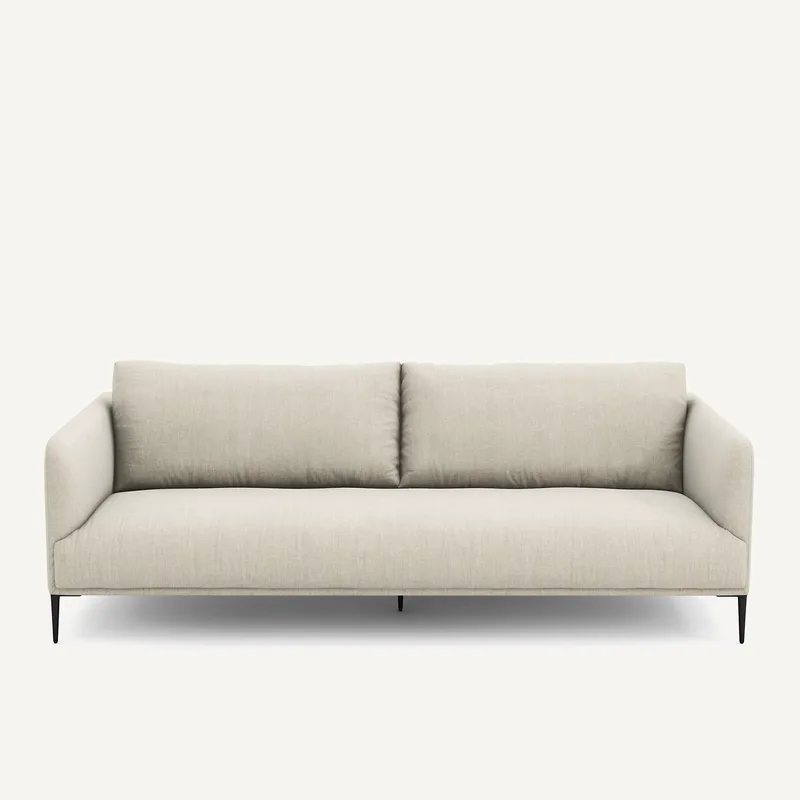 Καναπές από βαμβάκι λινό Μ103xΠ200xΥ82cm
