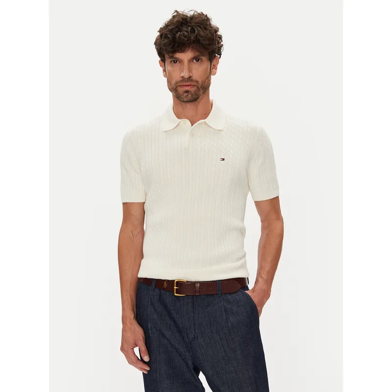 Tommy Hilfiger Polo MW0MW40701 Μπεζ Regular Fit