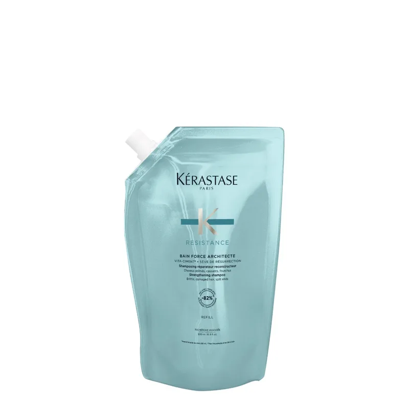 Kérastase Resistance Bain Force Architecte Strengthening Shampoo Refill (500ml)