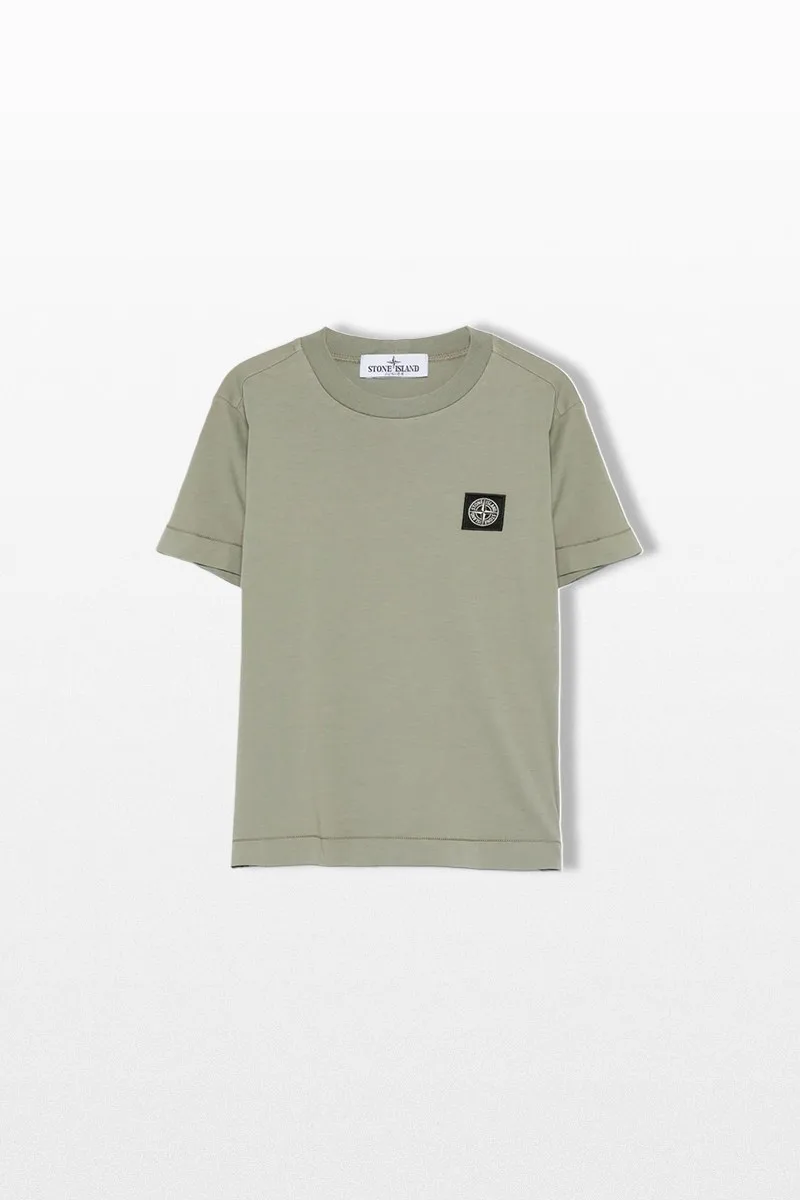 STONE ISLAND Ανδρικό Cotton T-shirt In Green