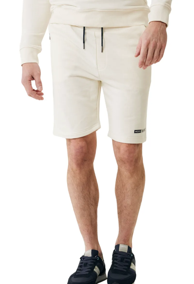 Σορτς Mexx Basic With Print TU1624033M-Off White Ανδρικό