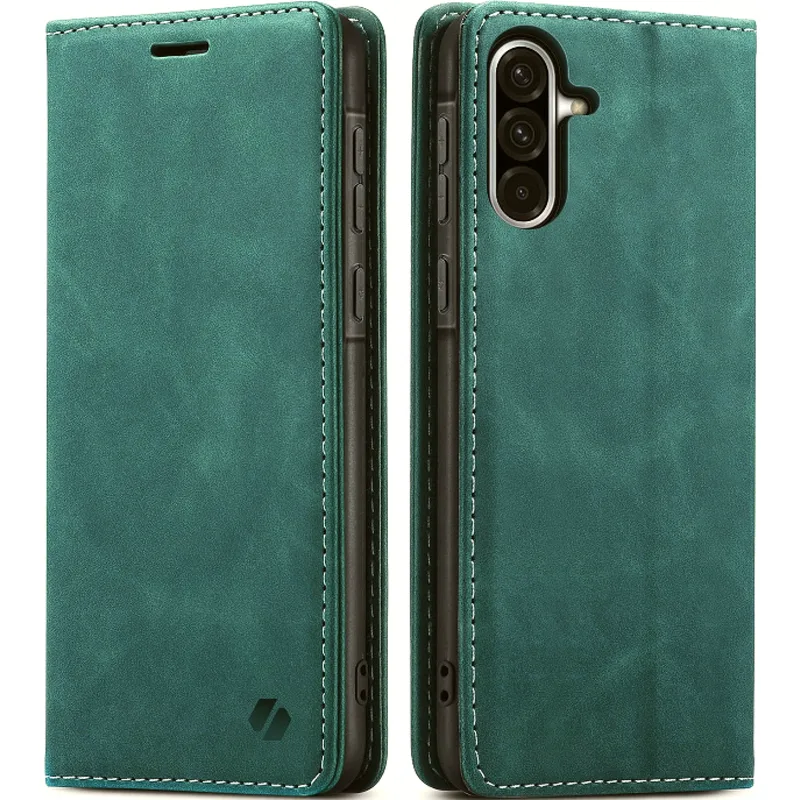 Θήκη Samsung Galaxy A56 Spacecase Wallet Πορτοφόλι - Green (5905719117559)