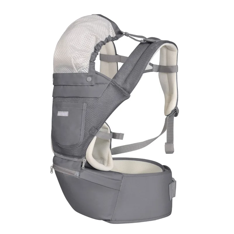 Μάρσιπος Κλασικός (5+ Μηνών/Έως 15kg) Kikka Boo Chloe Mesh Grey 2024