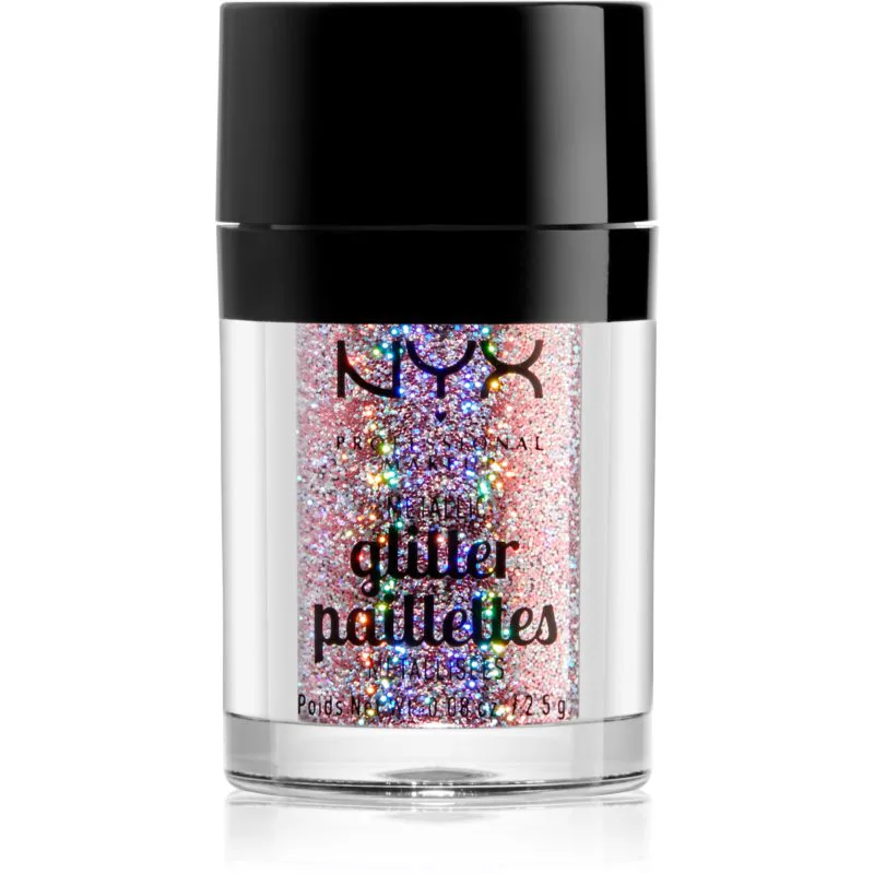 NYX Professional Makeup Glitter Goals μεταλλικό γκλίτερ για το πρόσωπο και το σώμα απόχρωση 03 Beauty Beam 2.5 γρ