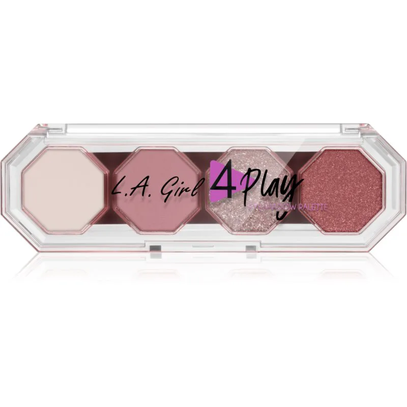 L.A. Girl Cosmetics 4 Play Παλέτα σκιών για τα μάτια απόχρωση Feel Good 3.2 γρ