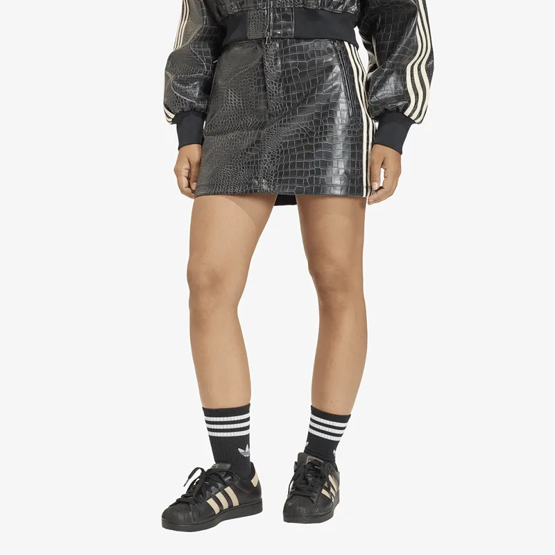 Φούστα adidas Pleather Mini Skirt Black 14