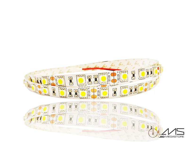 Ταινία LED LMS HQ 14.4 watt 60 smd 5050 Led Θερμό Λευκό Samsung Chip 05682