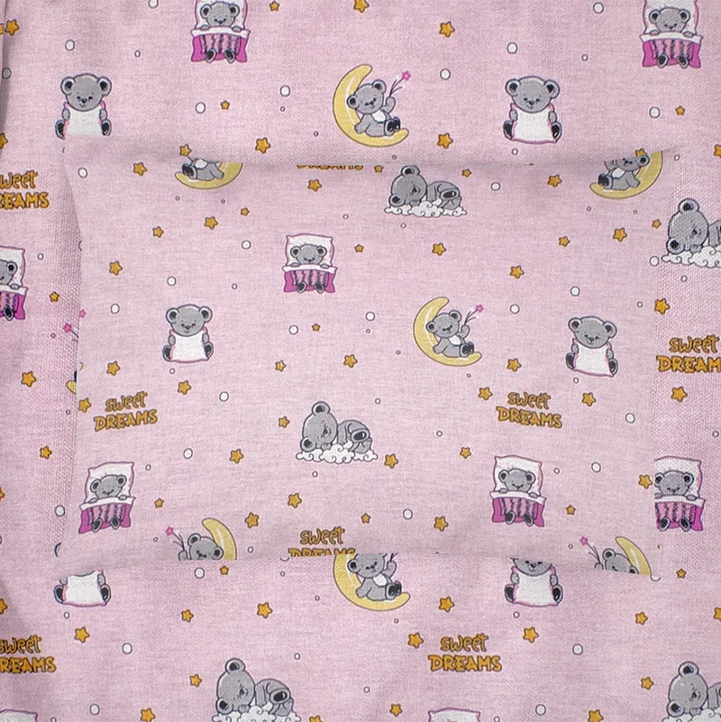 Μαξιλαροθήκη (50x70) Dimcol Sweet Dreams 550 Ροζ