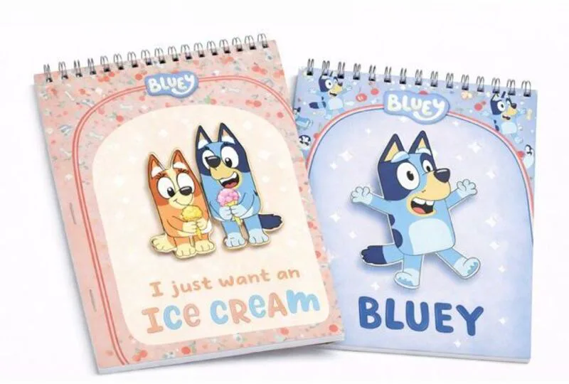 Bluey 26 Μπλοκ Ζωγραφικής Α4-2 Σχέδια-1Τμχ (260181)