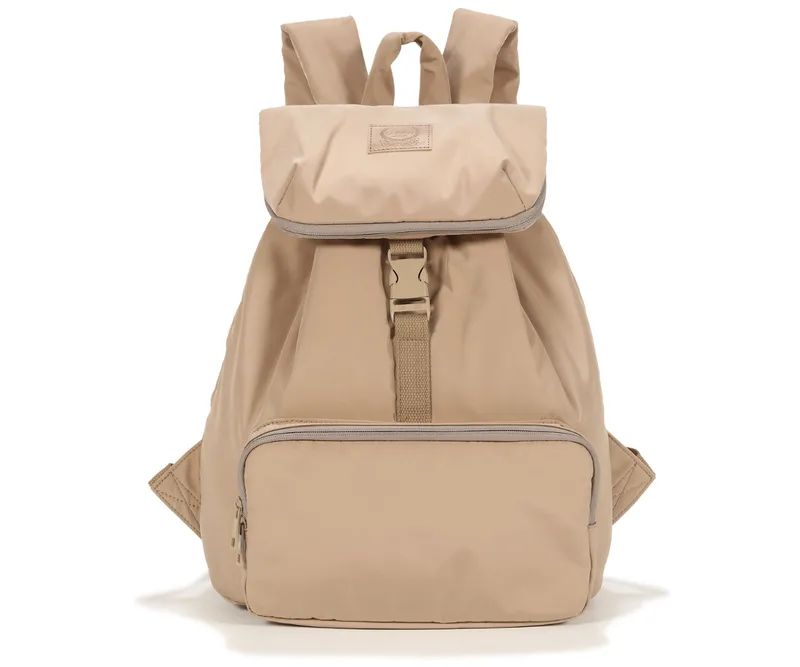 Puffer Backpack Μπεζ