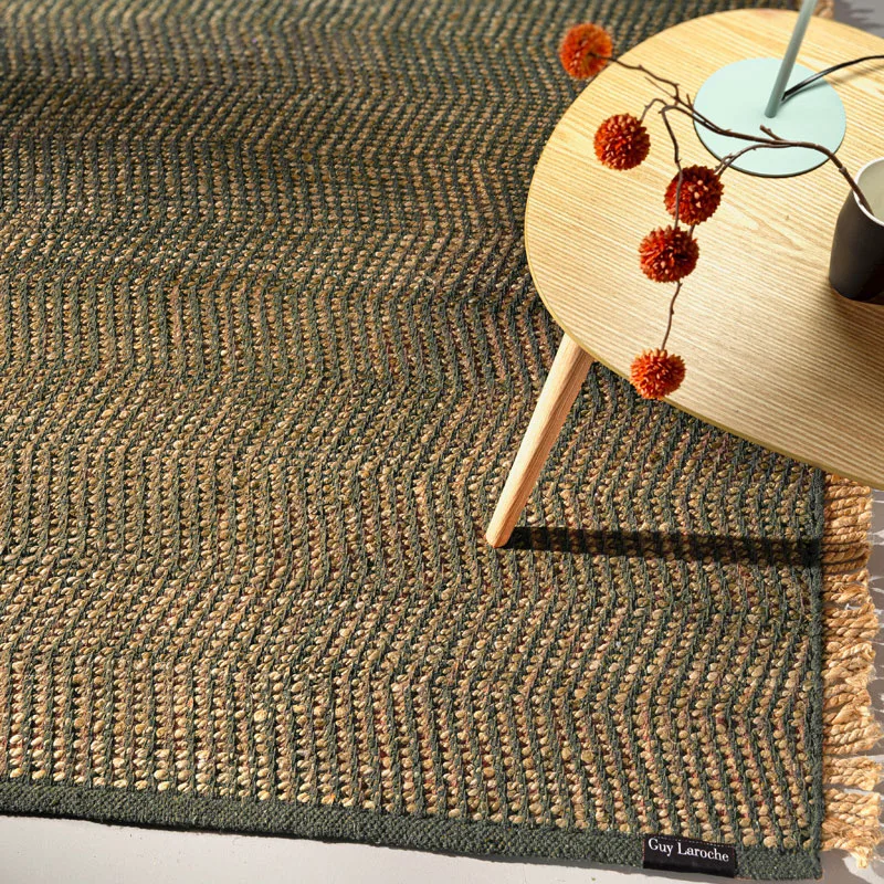 Χαλί Καλοκαιρινό (140x200) Guy Laroche Zigk Zagk Olive