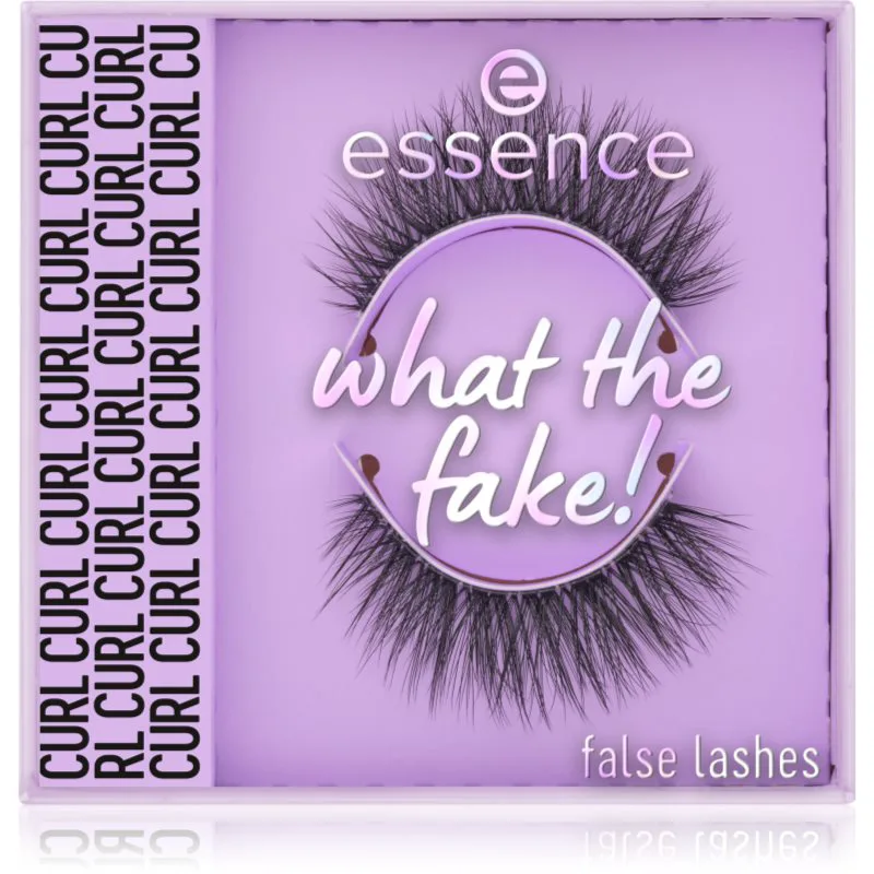 essence WHAT THE FAKE! τεχνητές βλεφαρίδες Dramatic Curl 1 ζευγάρι