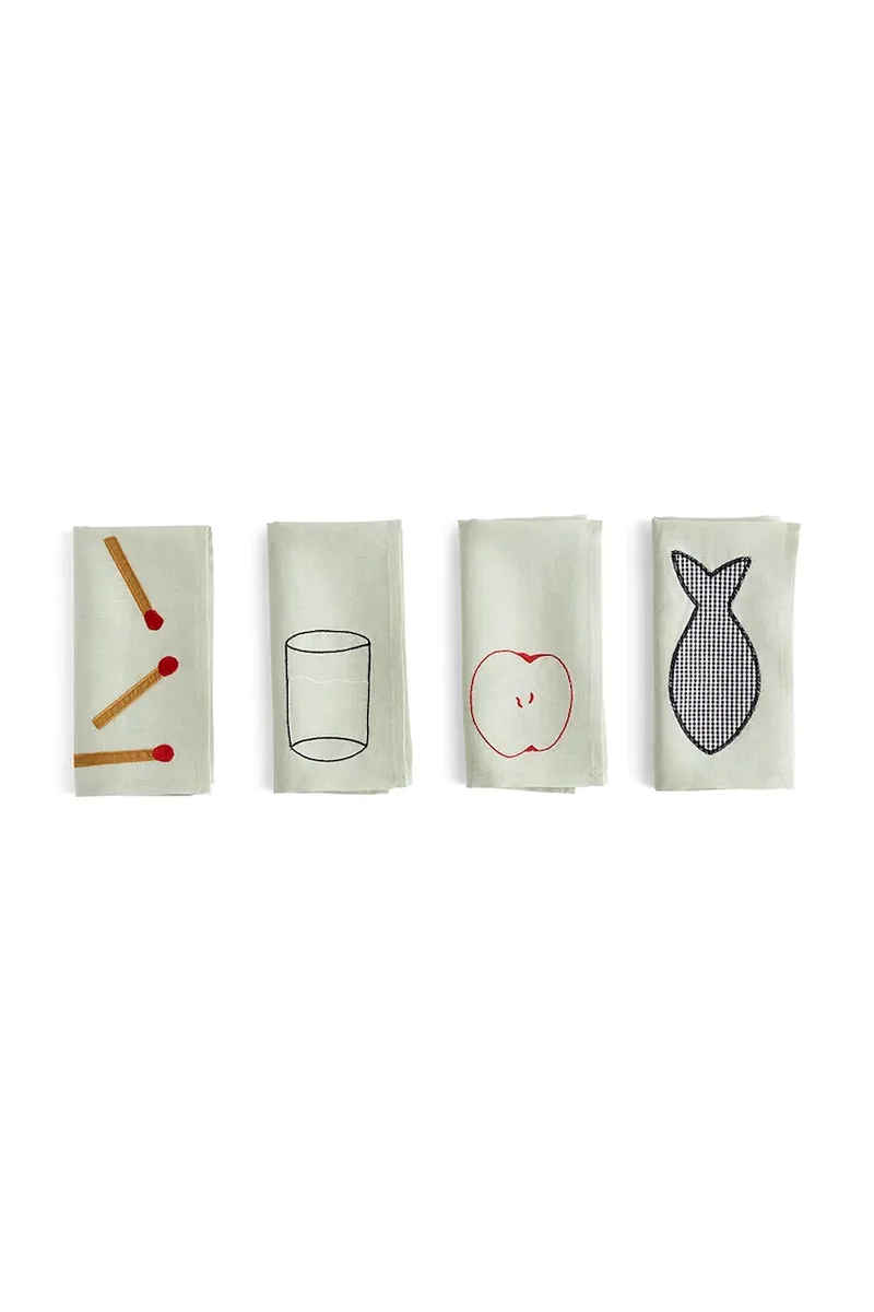 Σετ χαρτοπετσέτες HAY Sobremesa 45 x 45 cm 4-pack