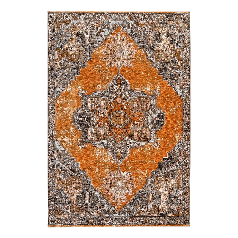 Χαλί Διαδρόμου (80x200) Βιοκαρπέτ Naf Naf Amaro S373B Brown/Multi Grey