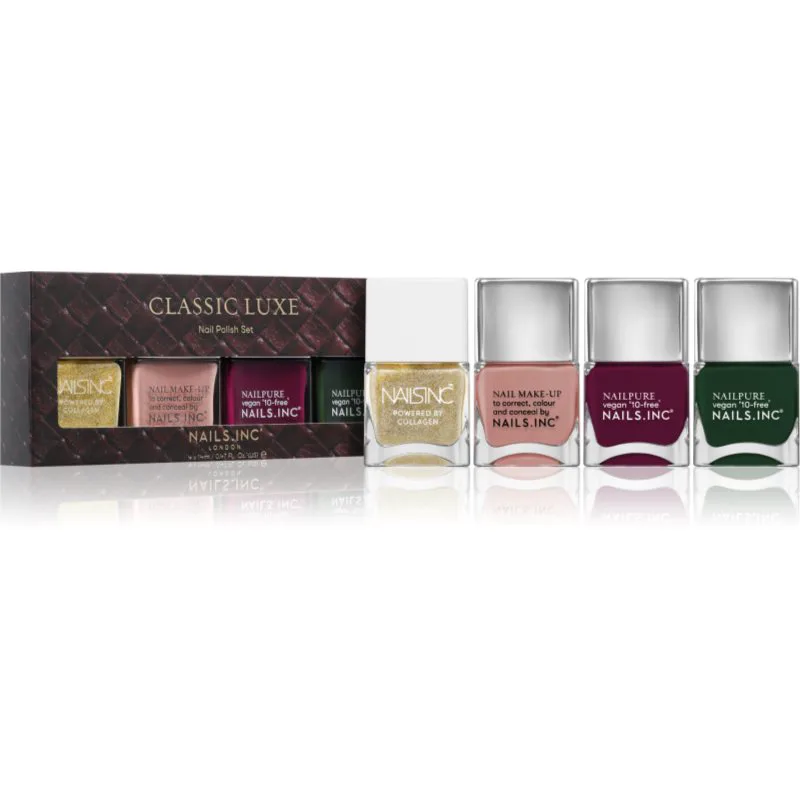 Nails Inc. Classic Luxe Σετ βερνίκι νυχιών
