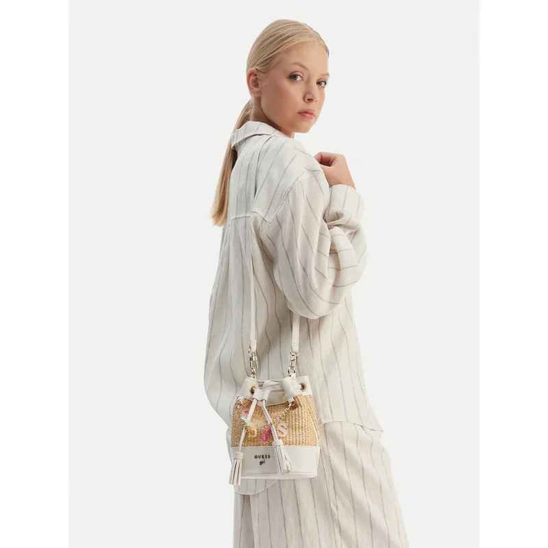 Τσάντα Guess J6GZ19 WH860 Μπεζ