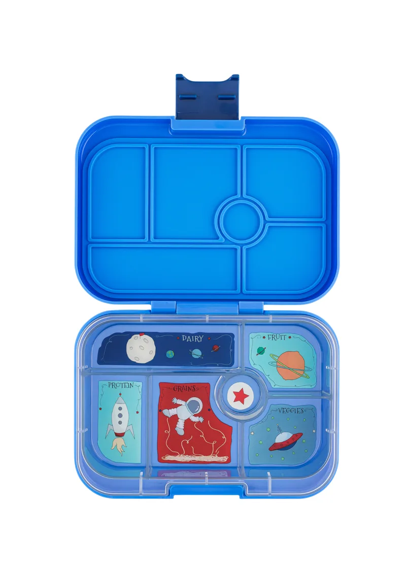 Φαγητοδοχείο Yumbox Original 6-sections - Surf Blue / Rocket Space
