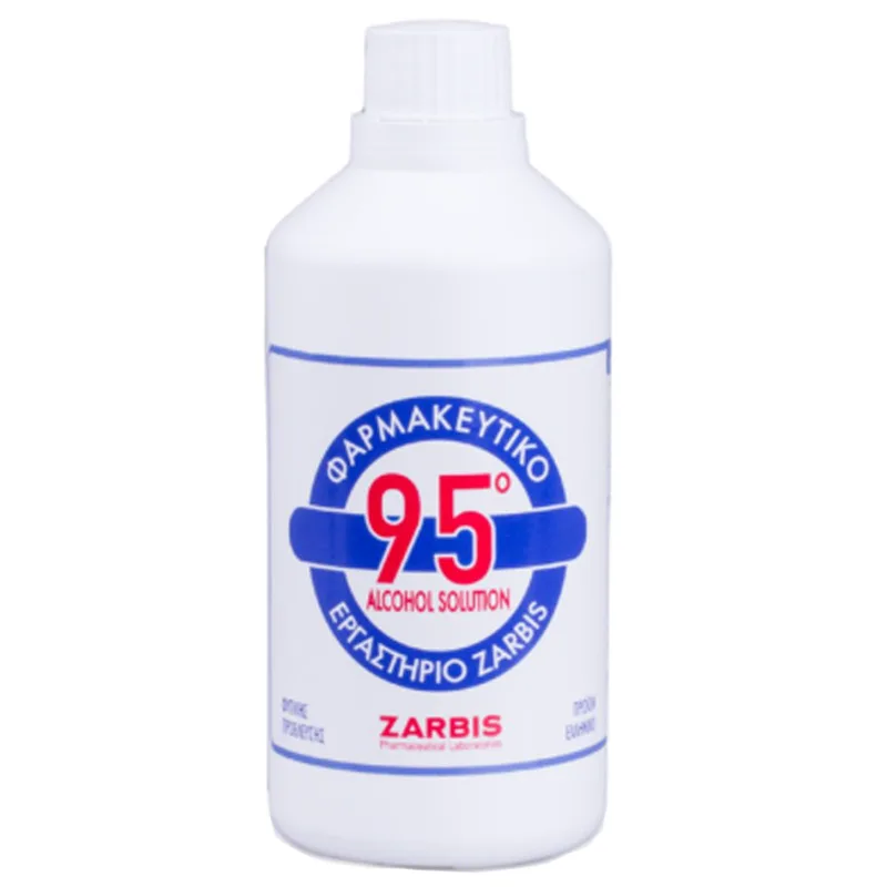 Zarbis Alcohol Solution 95% Οινόπνευμα 95 Βαθμών 250ml