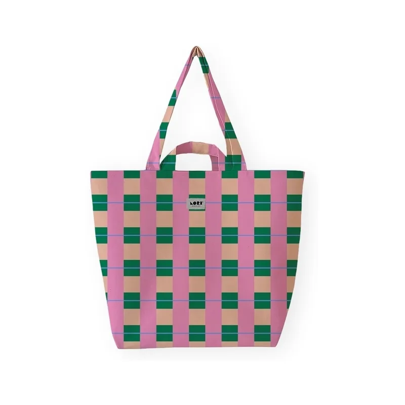 Shopping bag Lori Barcelona Picnic Bag - Pink/Green