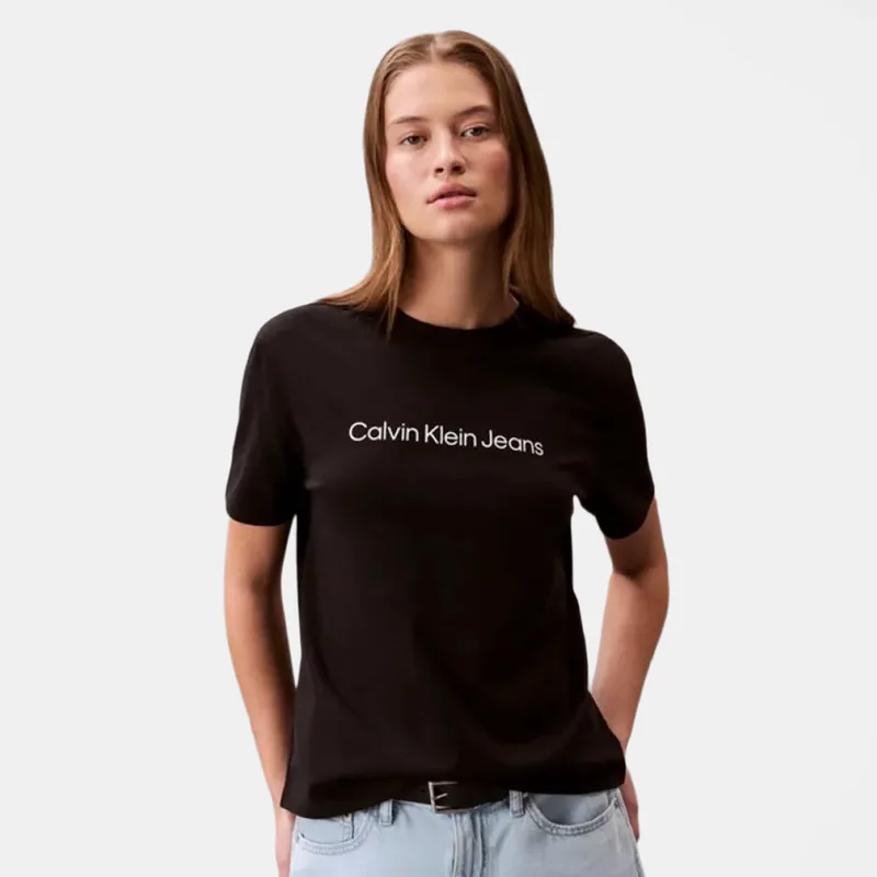 Calvin Klein A- Inst Logo Γυναικείο T-Shirt (9000271148_1469)