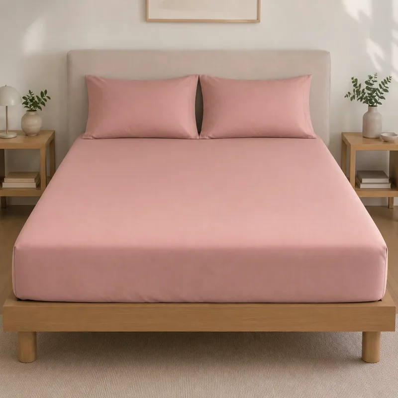 Σεντόνι Με Λάστιχο Πεννιέ Dusty Rose (1.00x2.00+0.40)