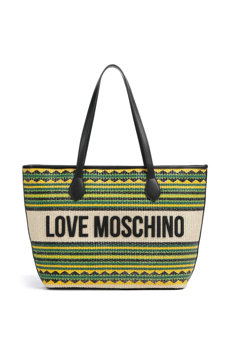 Love Moschino γυναικεία τσάντα tote με λογότυπο - JC4348PP0OKN3 Πράσινο